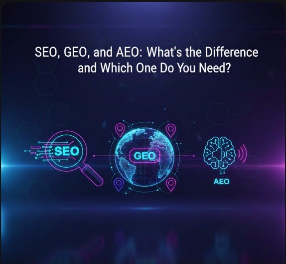 SEO, GEO, and AEO: What’s the Difference and Which One Do You Need?